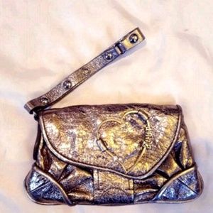 Rose-gold Juicy Couture Wristlet